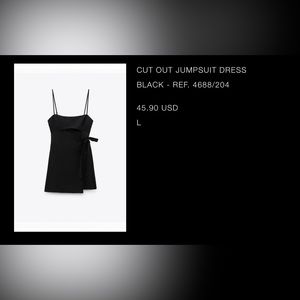 Zara Cutout Romper